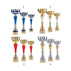 Lot de 12 coupes 123C