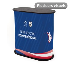 Comptoir d'accueil oval