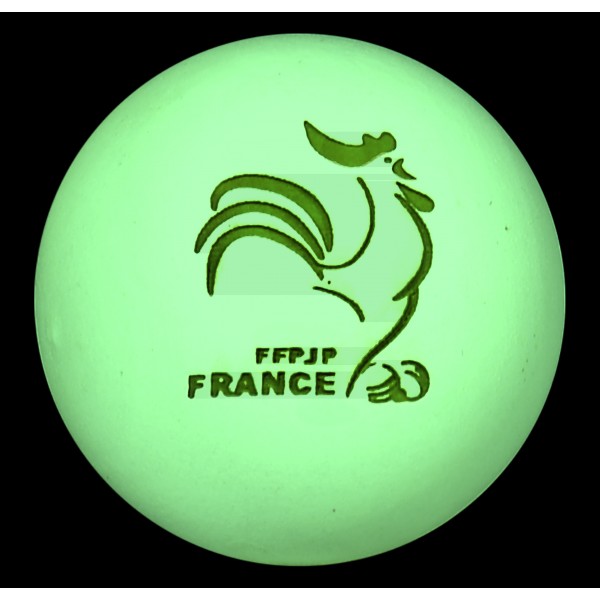 Cochonnet de pétanque Jaune fluorescent - infatigables